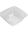 Контейнер квадрат 126х126х50мм, 375 мл, прозрачный