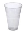 Одноразовый стакан для холодного и горячего, 0.4л, прозрачный, (0.3-0.4л), ПП