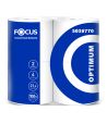 Бумага туалетная 2-сл. "Focus" Optimum, бел., 22 м, 4 рул/упак 14 упак/кор РОССИЯ 5036770