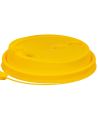 Крышка для стакана d80 мм с пробивным слотом и заглушкой, желт., ПП, 50 шт/упак 1 000 шт/кор РОССИЯ 3002М/Ж