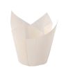 Форма для выпечки Тюльпан 50х80 мм, бел., бум., 180 шт/упак 10 упак/кор РОССИЯ РТК1Б TW80