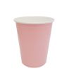 Бумажный стакан для холодного и горячего, 250 мл, пудра, картон