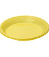 Тарелка одноразовая мелкая d167 мм, желт., ПС, 12 шт/упак "МИСТЕРИЯ" 1 200 шт/кор РОССИЯ 183570
