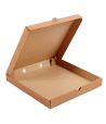 Коробка для пиццы, 400х400х40мм, бурая., микрогофрокартон E