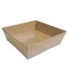Картонный контейнер, квадратный, коричневый, внеш. 150х150х49 мм, внутр. 133х133х40 мм, ECO SmartPack
