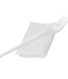 Комплект столовых приборов №2 [вил. 165 мм, бел., ПС+ салф.], 400 шт/кор 400 шт/упак РОССИЯ 501214