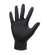Перчатки нитриловые, р-р XL, неопудрен., черн., 50 пар/упак 10 упак/кор КИТАЙ