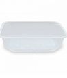 Контейнер 750 мл, прямоугольный, 186х132х48мм, полупрозрачный