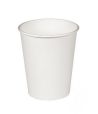 Одноразовый стакан для холодного и горячего, 0.205л, верхний d 73мм нижний d 50мм, h 79мм, 215г/м2, белый, однослойный, картон