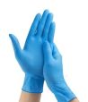 Перчатки нитриловые, р-р L, неопудрен., голуб., 50 пар/упак 10 упак/кор РОССИЯ