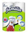 Полотенца бумажные 2-сл., бел., 10 м, 2 рул/упак "Familia" Classic 16 упак/кор РОССИЯ 5070609