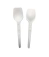 Ложка одноразовая 108 мм, складная, бел., ПП, 400 шт/кор 400 шт/упак РОССИЯ 8825