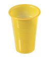 Стакан одноразовый 200 мл, желтый, полипропилен, 100 штук в упаковке 3 000 штук в коробке