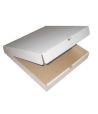 Коробка для пиццы 360х360х40мм, белая, микрогофрокартон Е