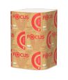 Полотенца бумажные для диспенсеров 230х230 мм 2-сл. V-сложен., бел., 200 лист/упак "Focus" Premium 15 упак/кор РОССИЯ 5049977