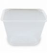 Контейнер 2000 мл, прямоугольный, 186х132х130мм, полупрозрачный