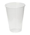 Стакан одноразовый 200 мл для холодных и горячих напитков, прозрачный, Эконом