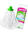 Моп веревочный XXL, бел., х/б "York" 32 шт/кор КИТАЙ 073000