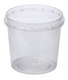 Контейнер для пресервов/мёда 280мл,"банка"d=93мм, h=63мм, полупрозрачный, контрольный замок, ПП