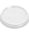 Крышка d 95мм, плоская, прозрачная, без отверстия