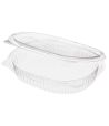 Контейнер 250 мл, овальный, 130х159х30мм, прозрачный